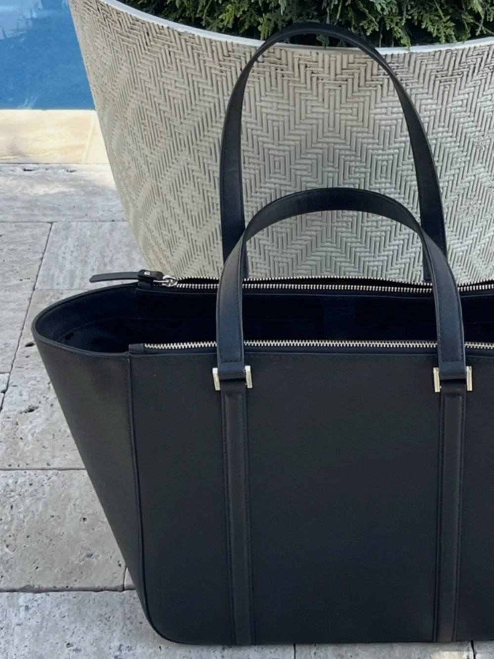 KATE SPADE NEW YORK Newbury Lane Briar Tote Bag Shoulder Purse Black